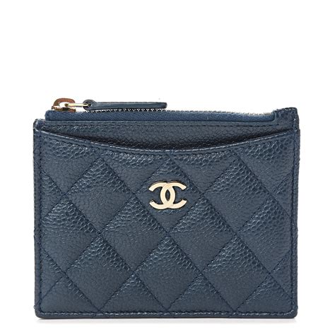 chanel cardcase|chanel zipped card holder.